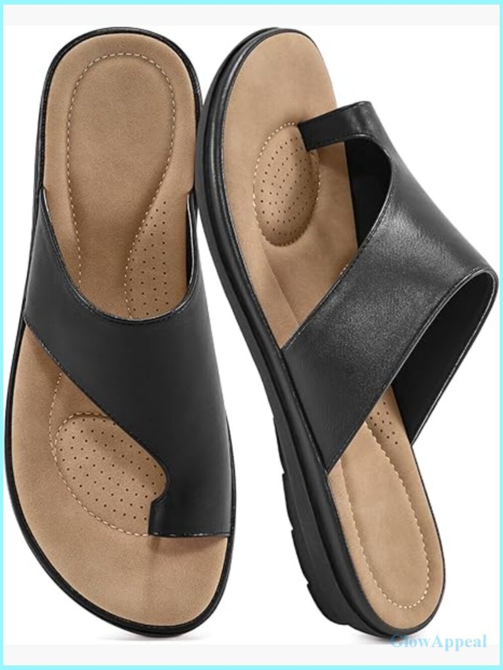 Comfortable Walking Slide Sandals with Orthopedic Support, Lightweight &